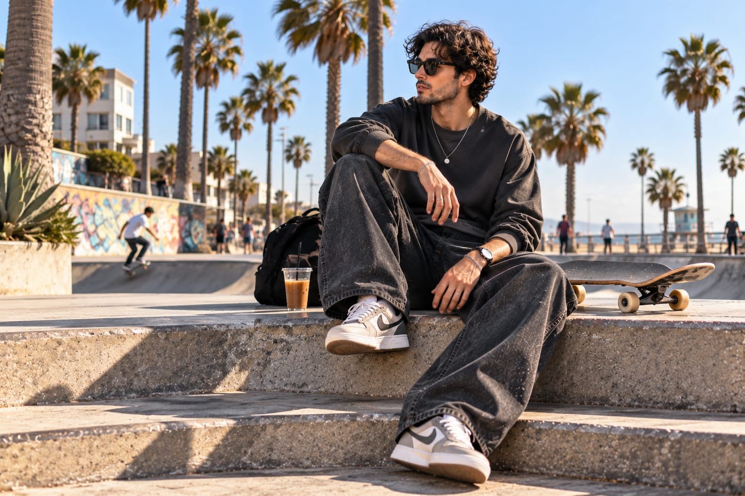 baggy jeans outfits for men